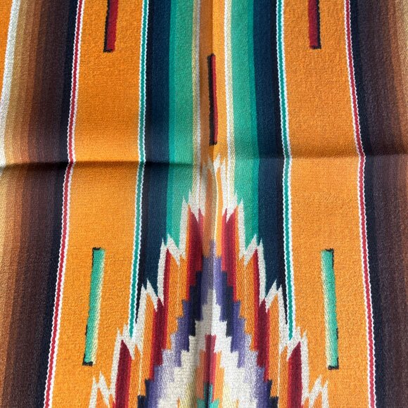Christian Dior Vintage Silk Scarf – Navajo-Inspired Aztec Motif - Picture 7 of 13